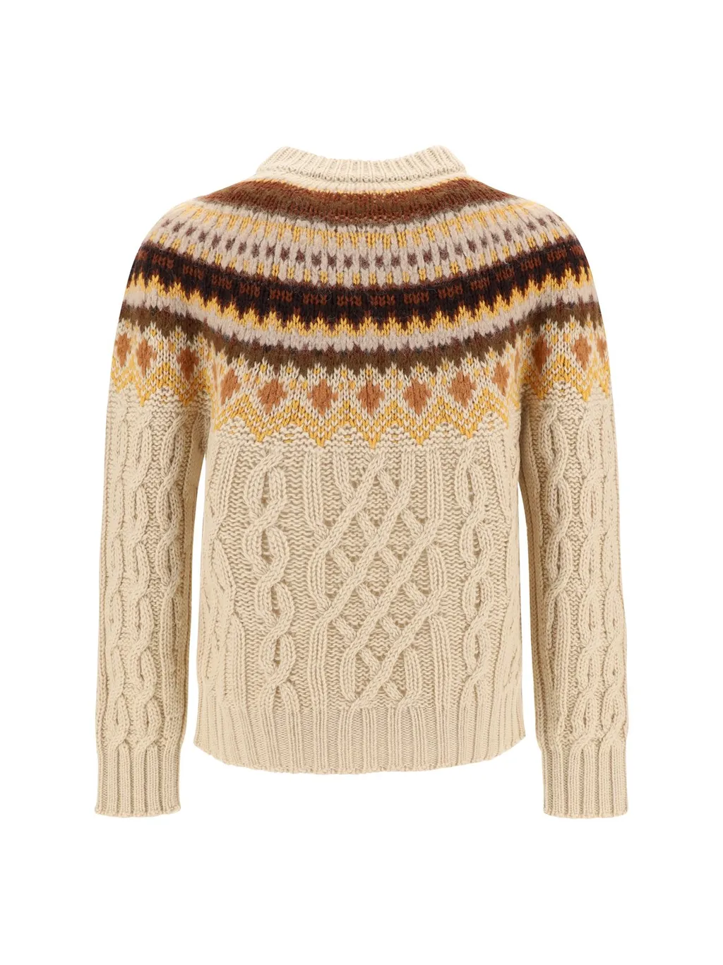 Moncler Grenoble Cable Knit Crewneck Jumper
