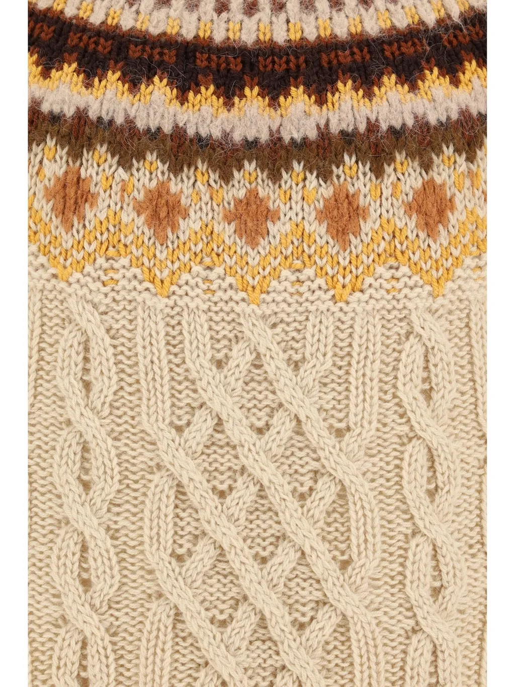 Moncler Grenoble Cable Knit Crewneck Jumper