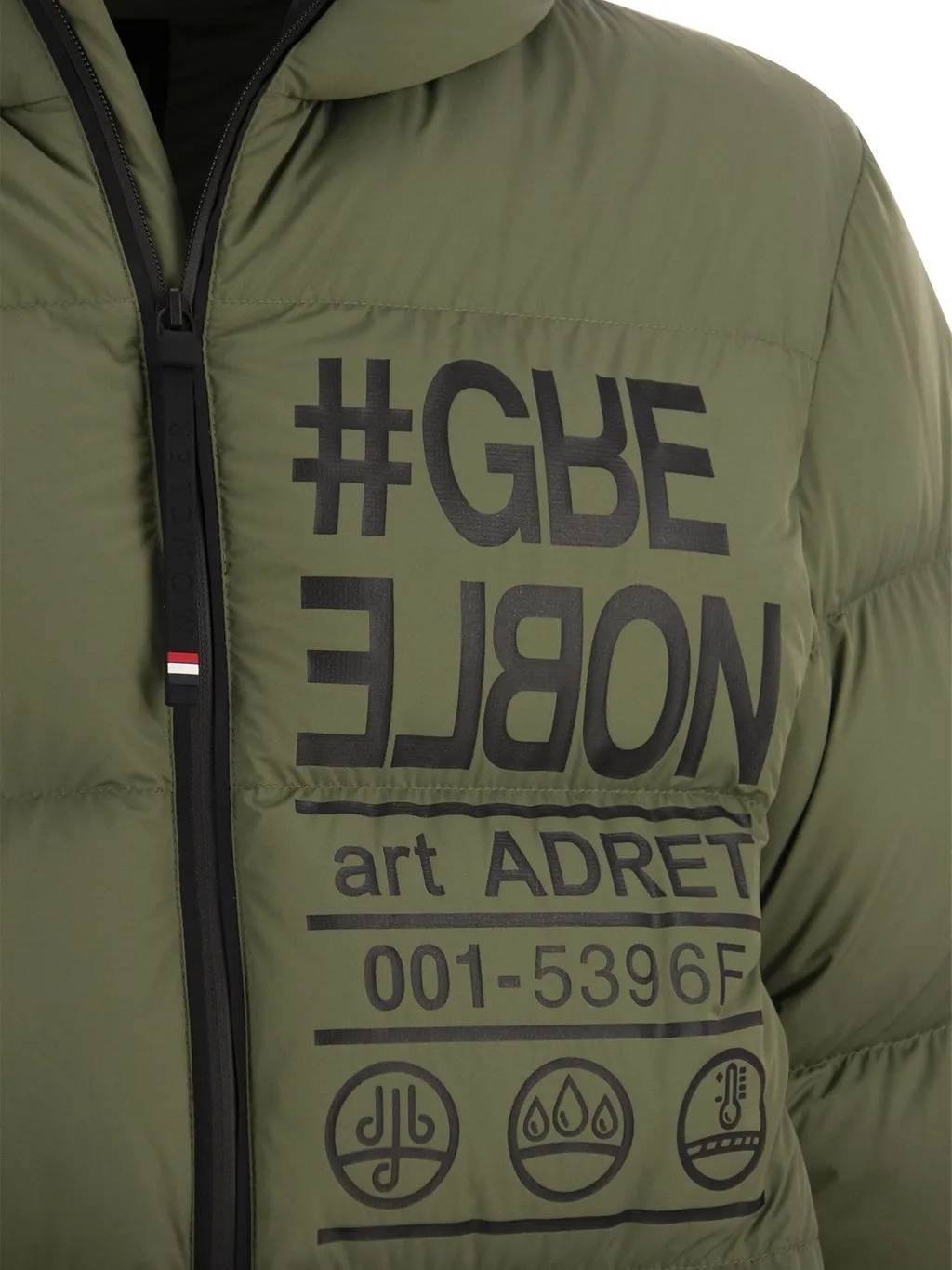 Moncler Grenoble Adret Logo Printed Padded Jacket