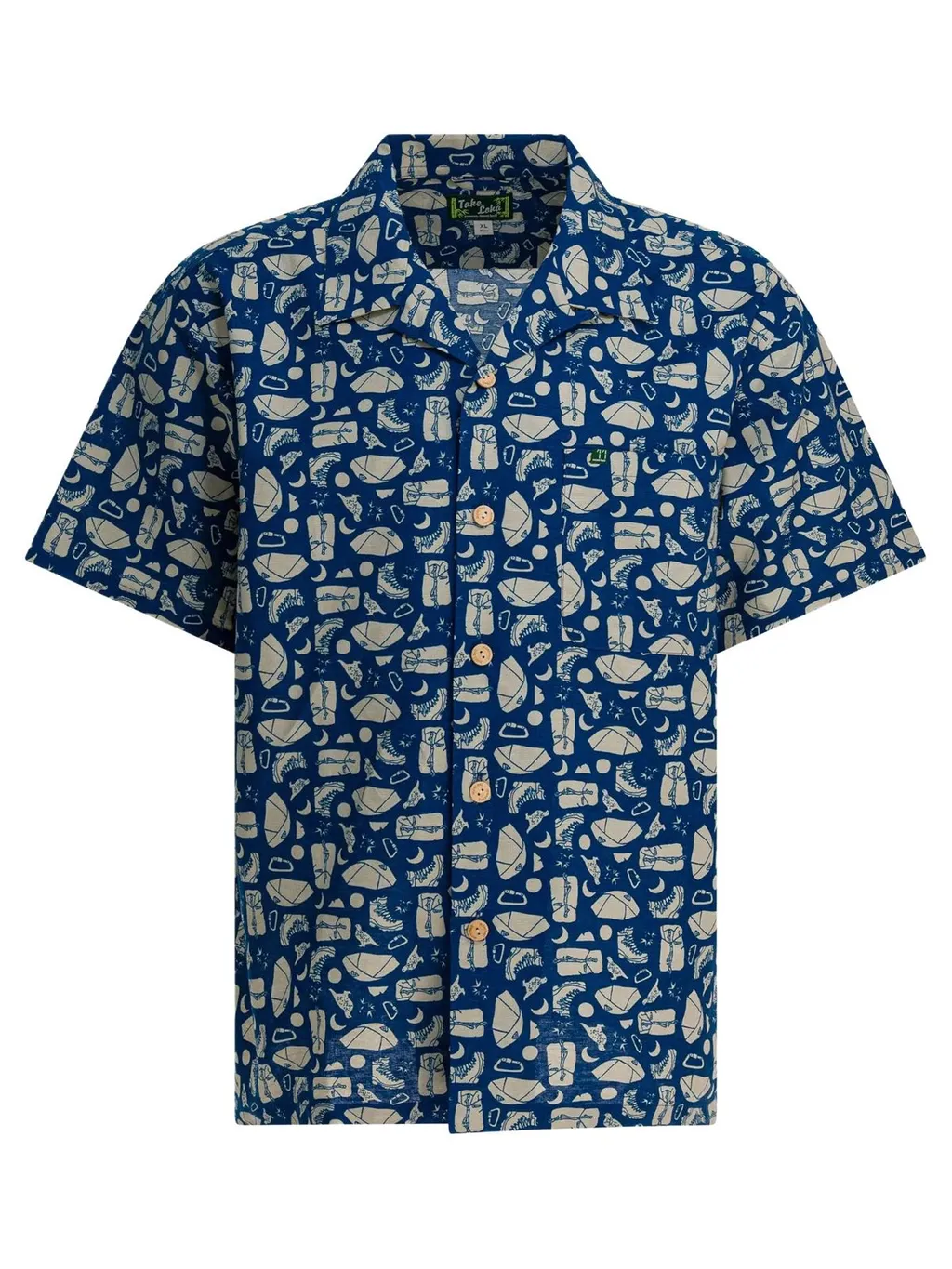 Montbell Graphic Camp Collar Shirt