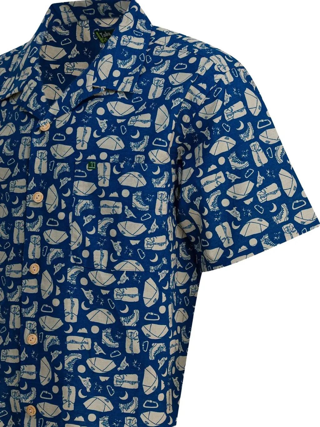 Montbell Graphic Camp Collar Shirt