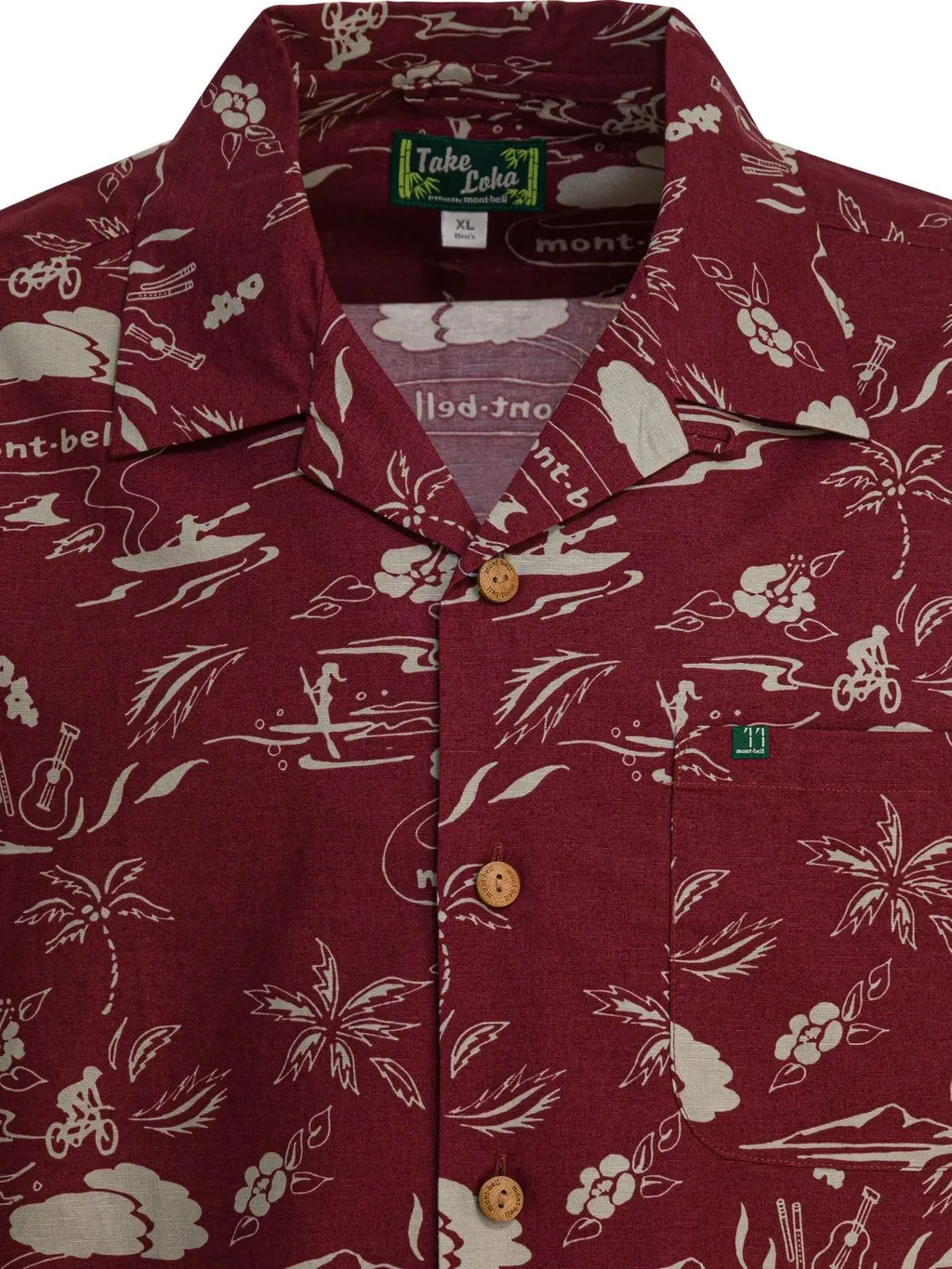 Montbell Graphic Camp Collar Shirt