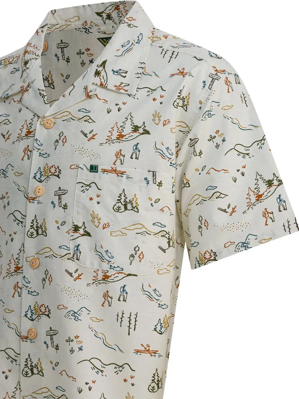 Montbell Graphic Camp-Collar Shirt