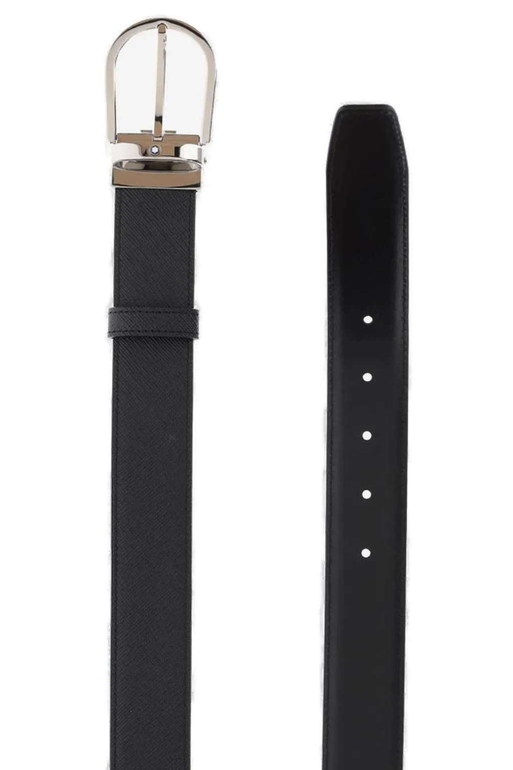 Montblanc Horseshoe Buckled Reversible Belt