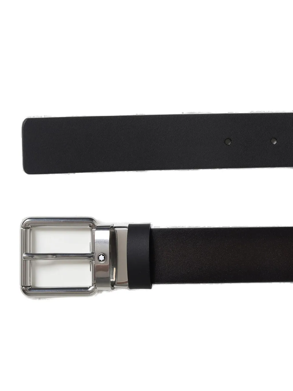 Montblanc Logo Plaque Buckle Belt