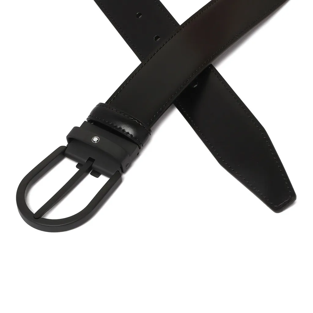 Montblanc Horseshoe Buckled Belt
