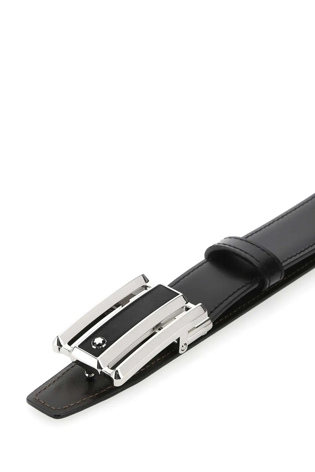 Montblanc Reversible Logo Detailed Buckle Belt