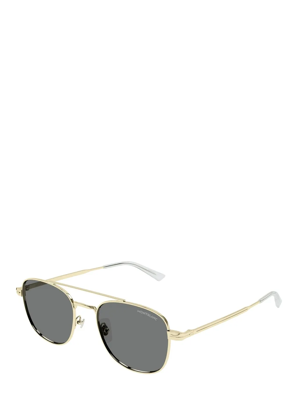 Montblanc Eyewear Double Bridge Pilot Frame Sunglasses