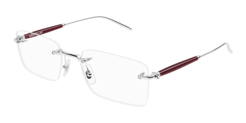 Montblanc Eyewear Rectangular Frame Glasses