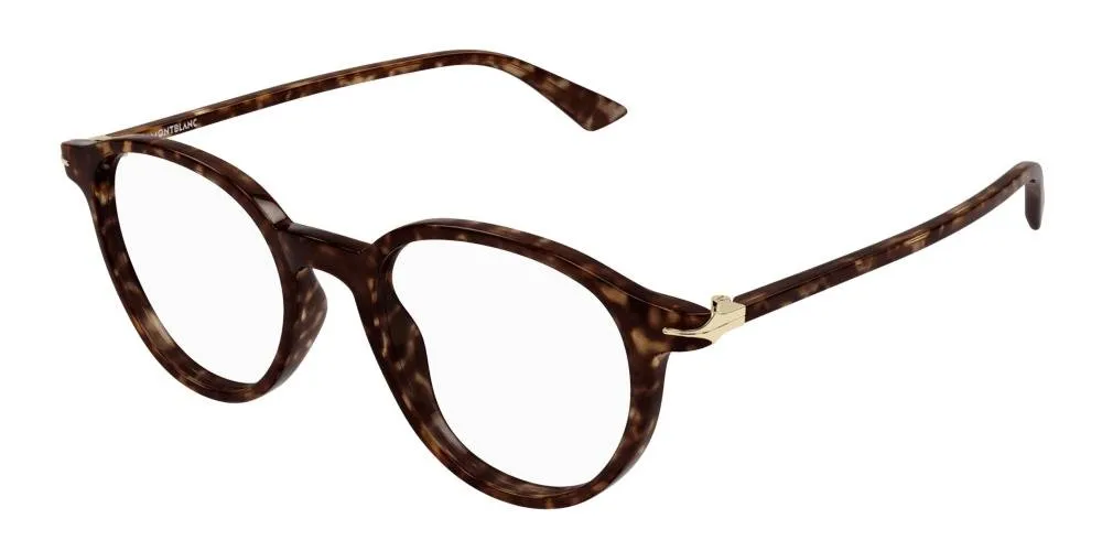 Montblanc Eyewear Oval Frame Glasses