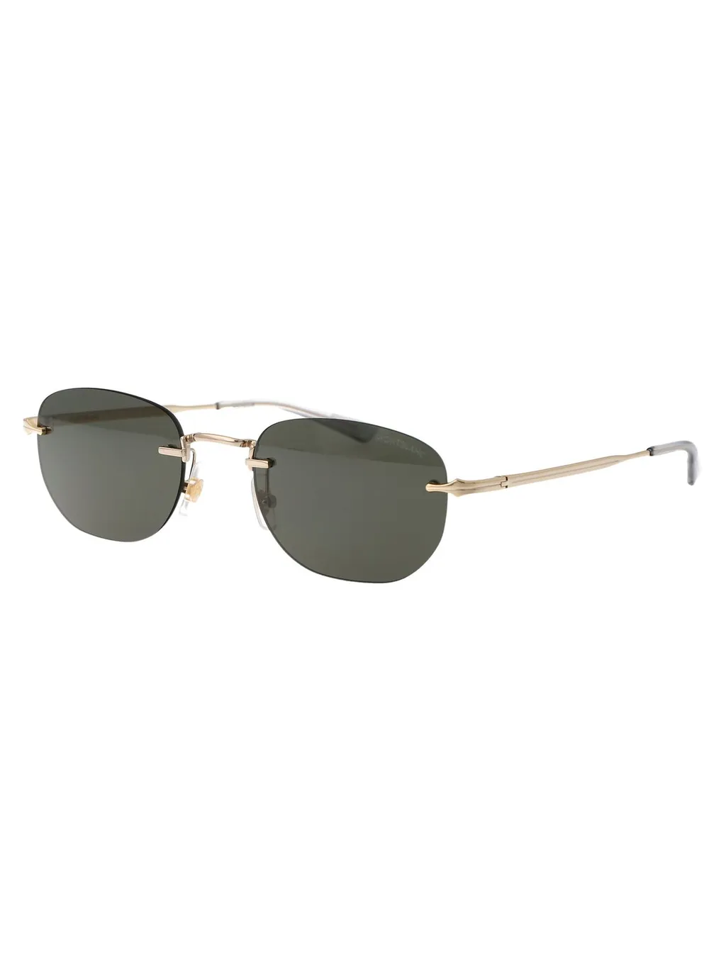 Montblanc Eyewear Oval Frame Sunglasses