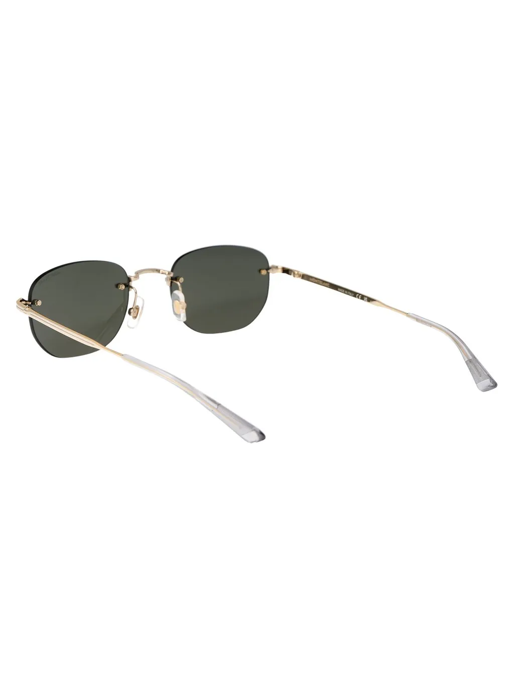 Montblanc Eyewear Oval Frame Sunglasses