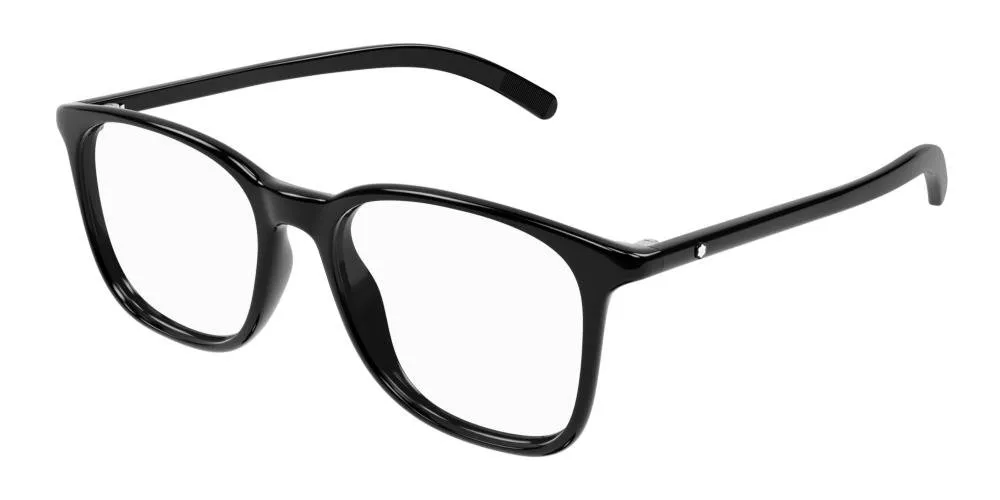 Montblanc Eyewear Logo Plaque Square Frame Glasses