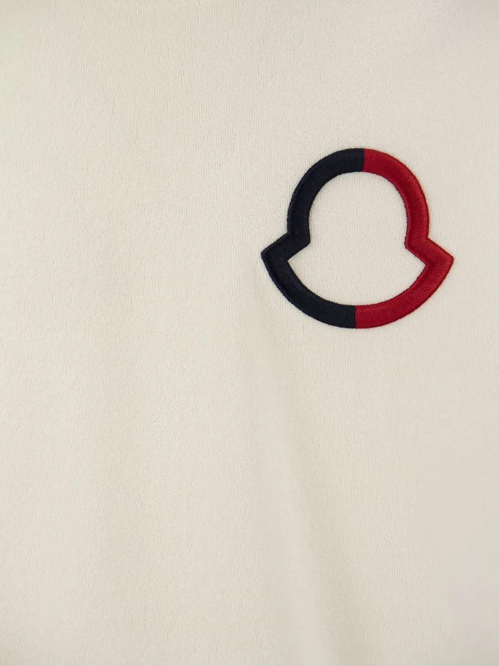 Moncler Logo Embroidered Crewneck T-Shirt