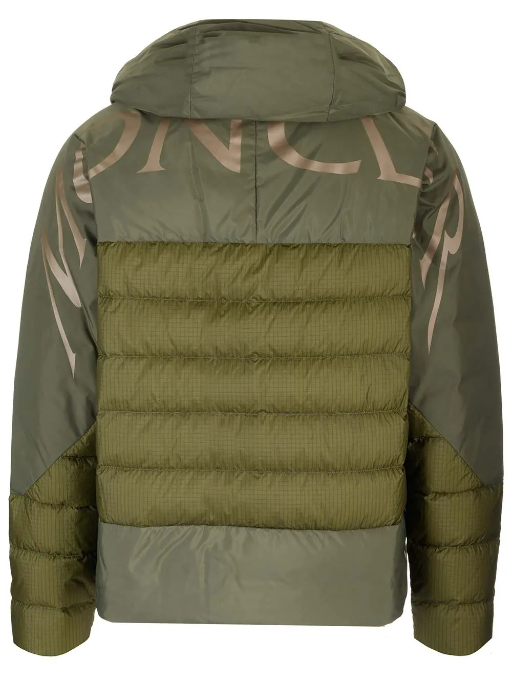 Moncler Panelled Zip-Up Puffer Jacket
