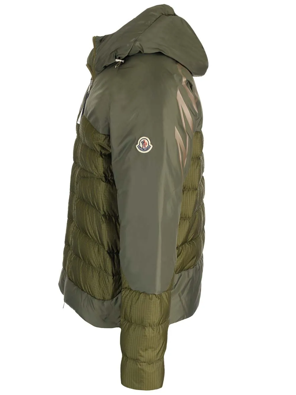 Moncler Panelled Zip-Up Puffer Jacket