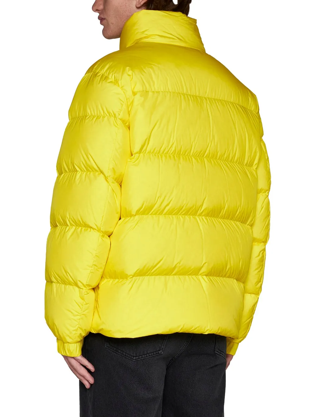 Moncler Logo Patch Zip-Up Puffer Jacket