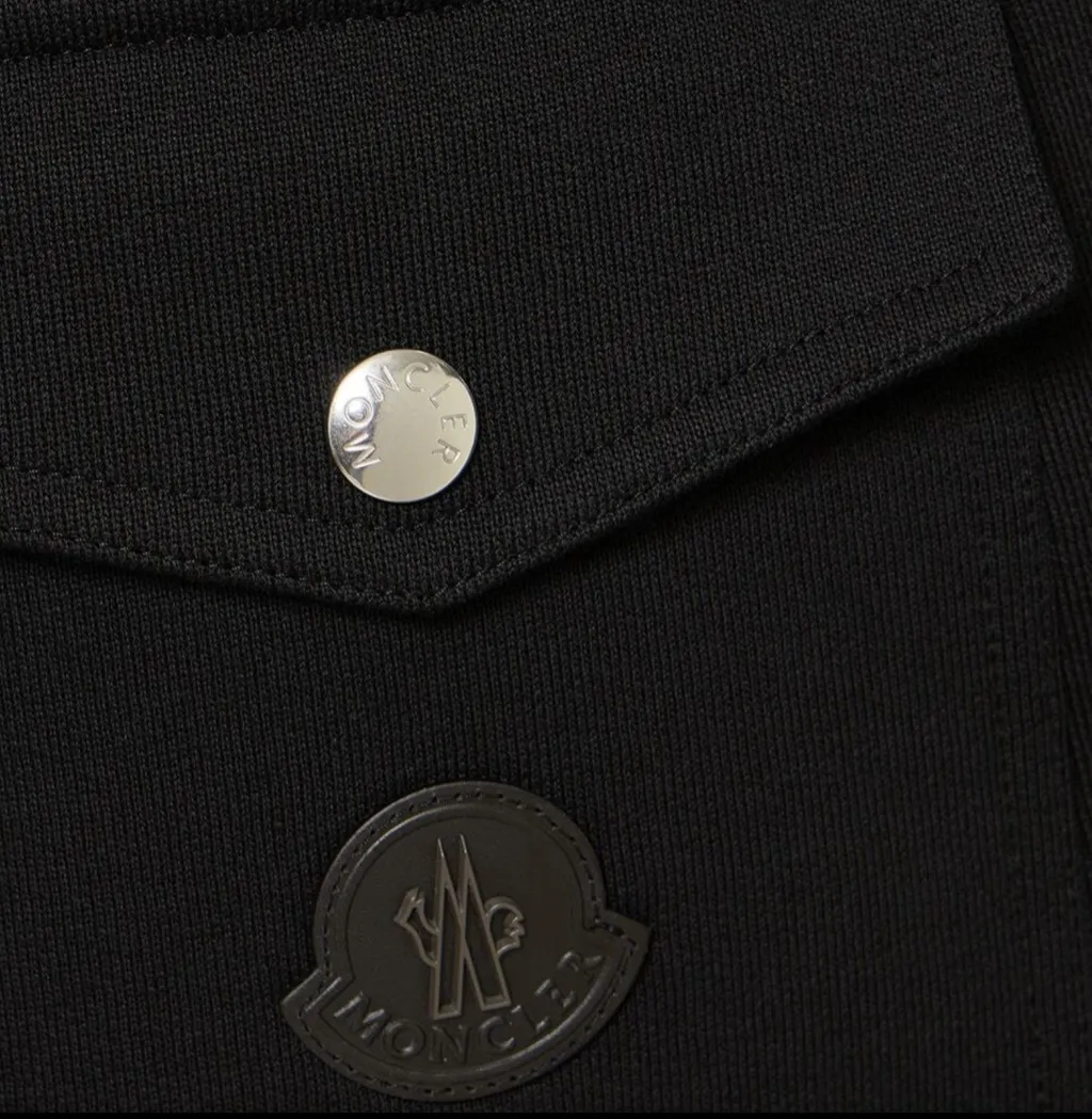 Moncler Logo Patch Straight Leg Trousers