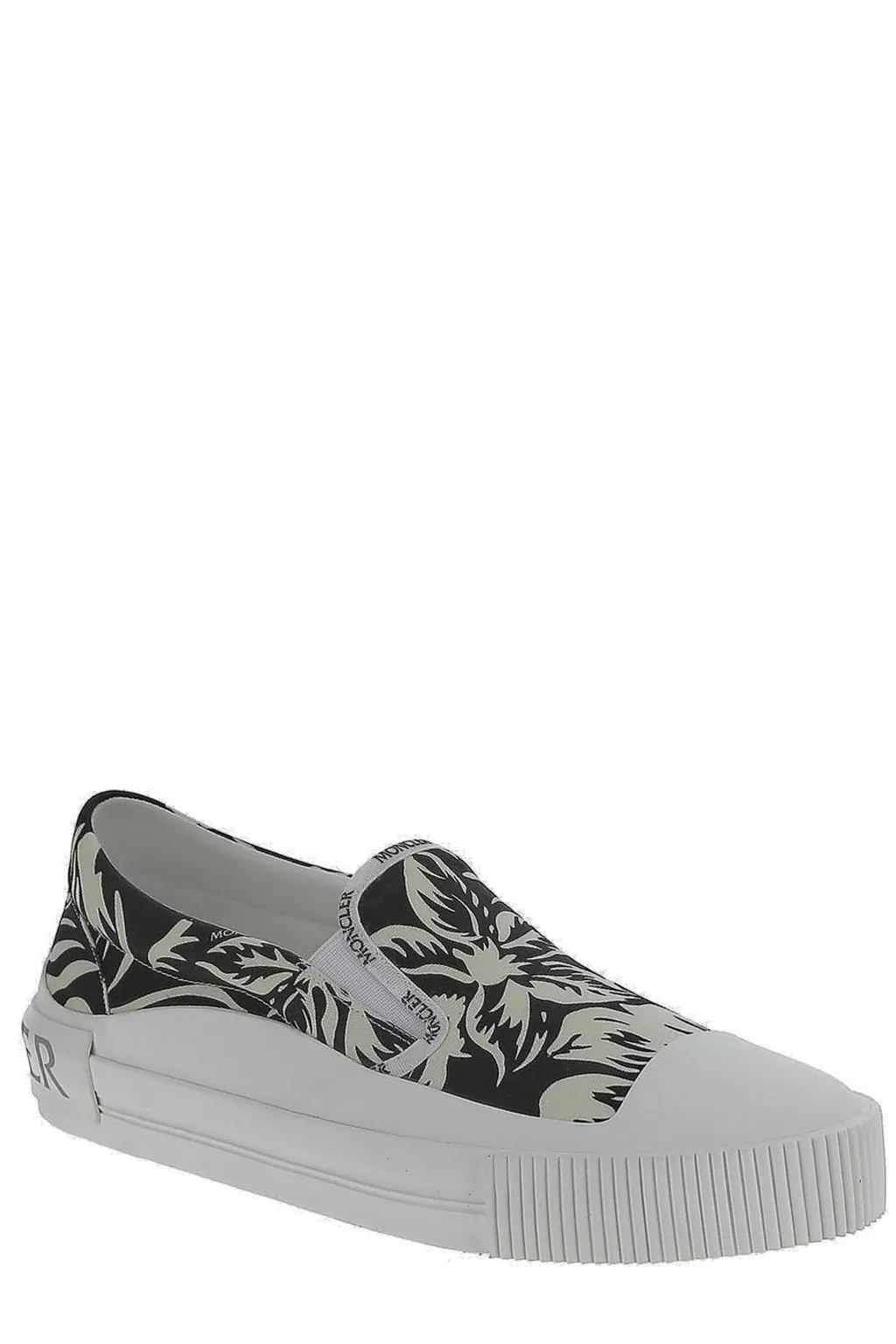 Moncler Floral Printed Slip-On Sneakers