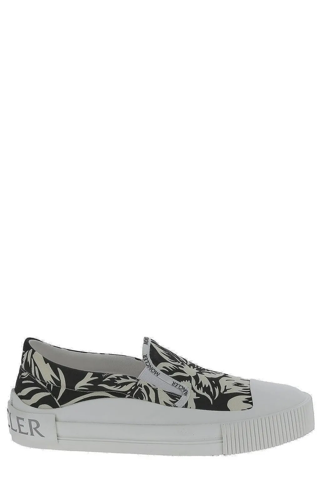 Moncler Floral Printed Slip-On Sneakers