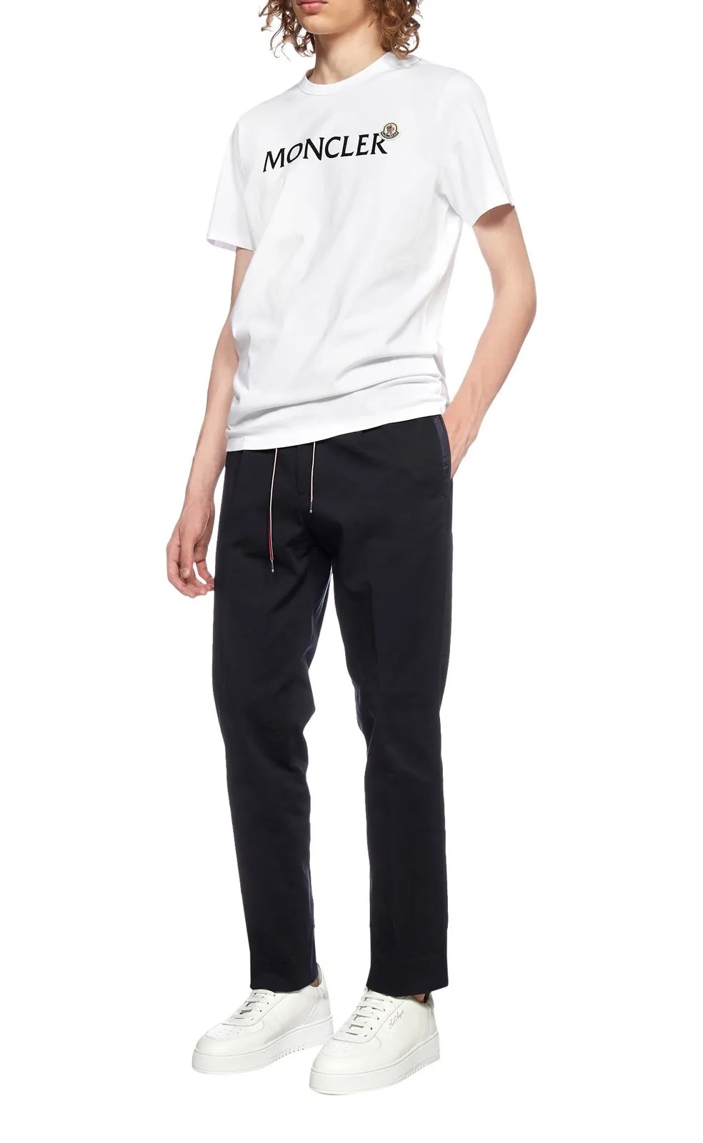 Moncler Straight-Leg Drawstring Pants