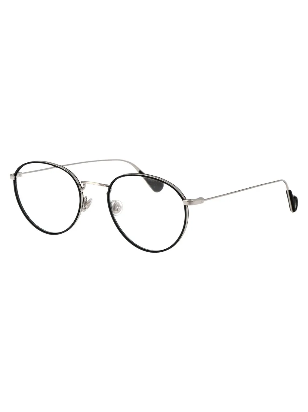 Moncler Eyewear Oval Frame Glasses