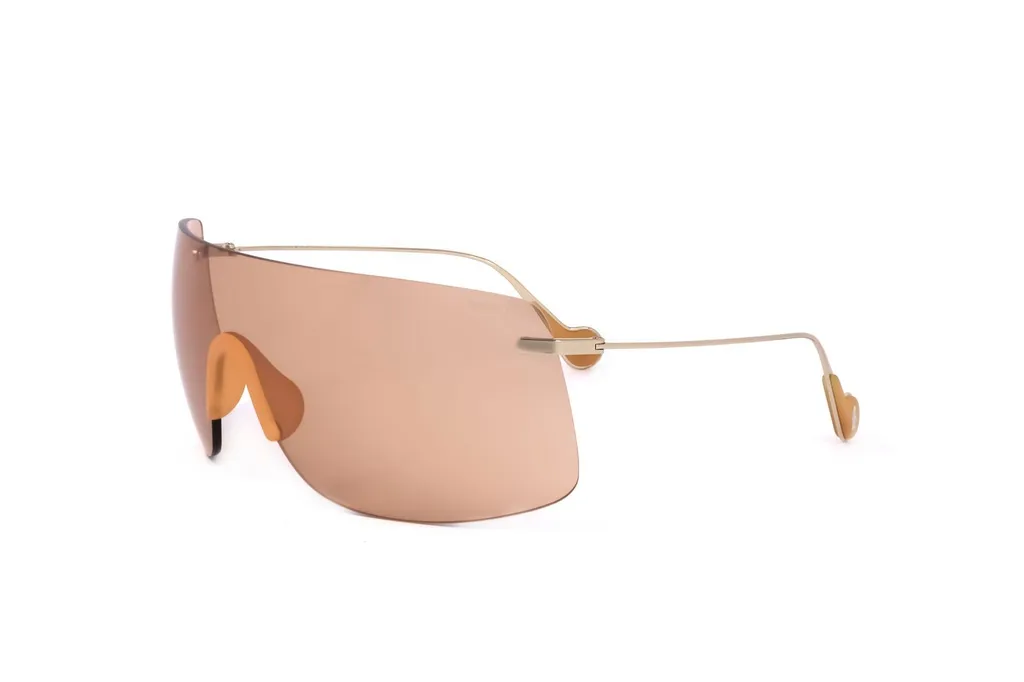 Moncler Eyewear Electra Shield Frame Rimless Sunglasses