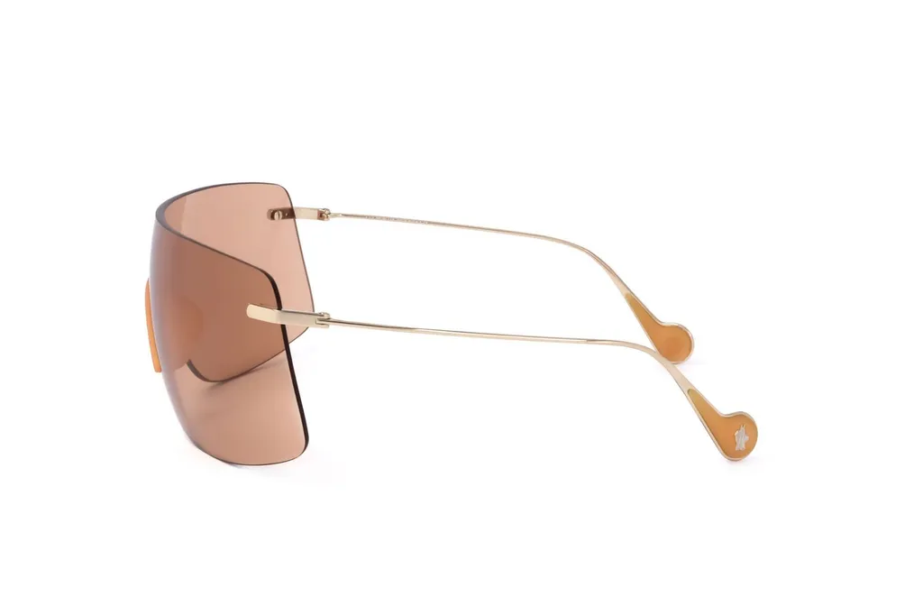 Moncler Eyewear Electra Shield Frame Rimless Sunglasses