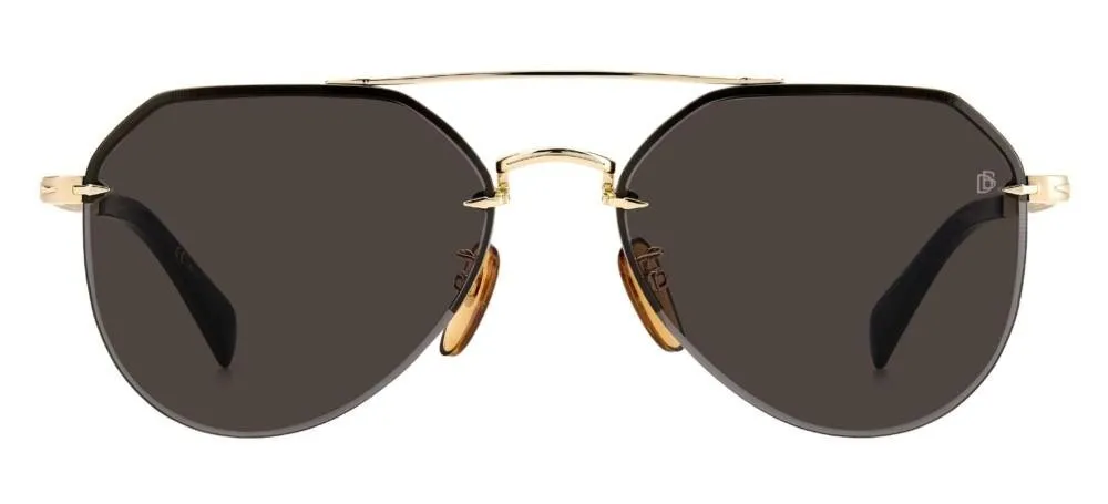Eyewear By David Beckham Aviator Frame Sunglasses