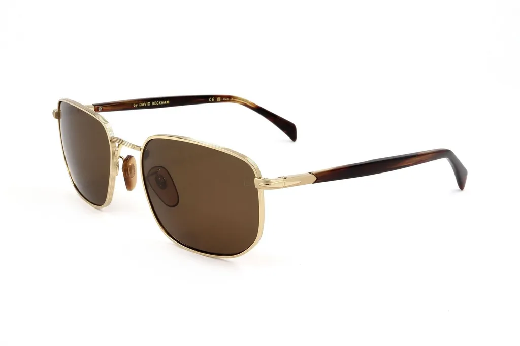 Eyewear By David Beckham Rectangular Frame Full Rim Sunglasses
