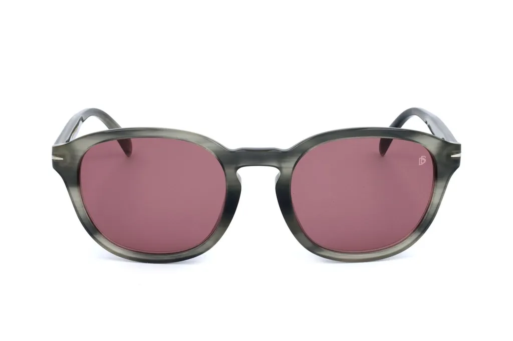 Eyewear By David Beckham Oval Frame Full Rim Sunglasses