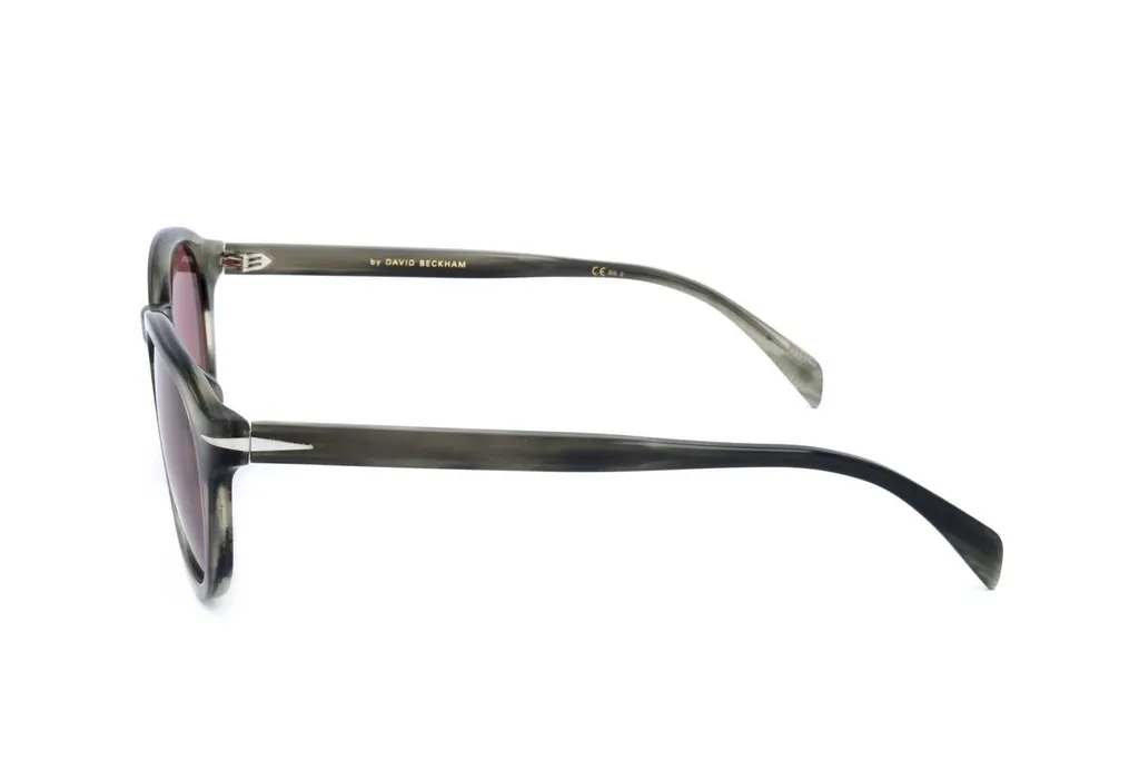 Eyewear By David Beckham Oval Frame Full Rim Sunglasses