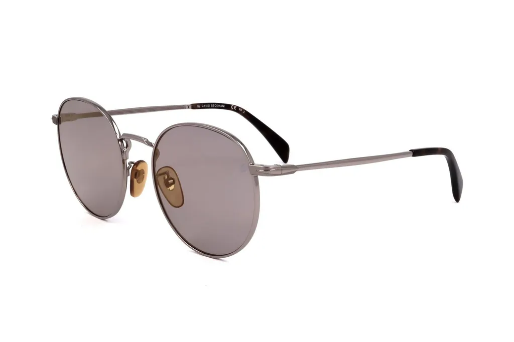 Eyewear By David Beckham Round Frame Full Rim Sunglasses