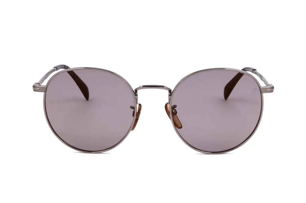 Eyewear By David Beckham Round Frame Full Rim Sunglasses