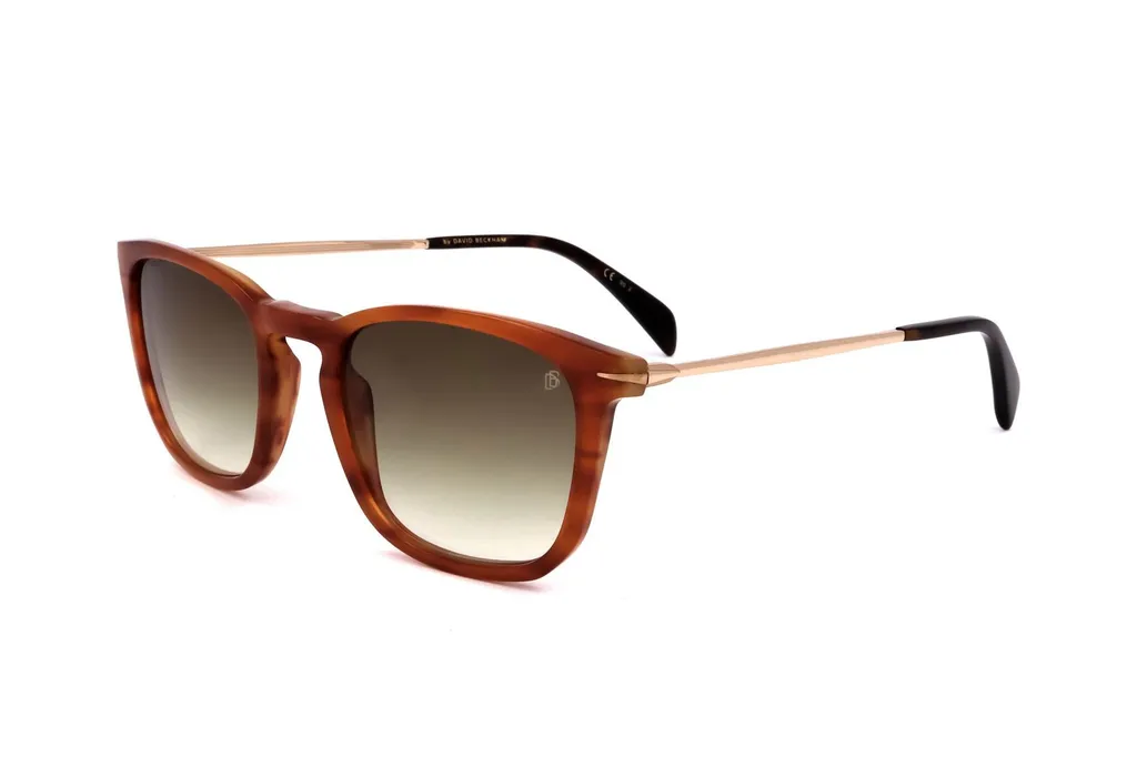 Eyewear By David Beckham Square Frame Full Rim Sunglasses