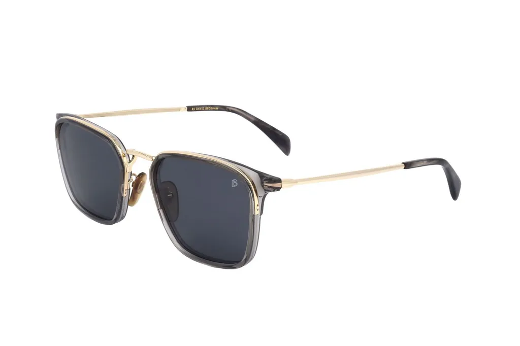 Eyewear By David Beckham Square Frame Full Rim Sunglasses