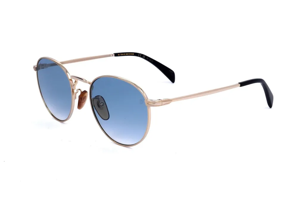 Eyewear By David Beckham Oval Frame Full Rim Sunglasses