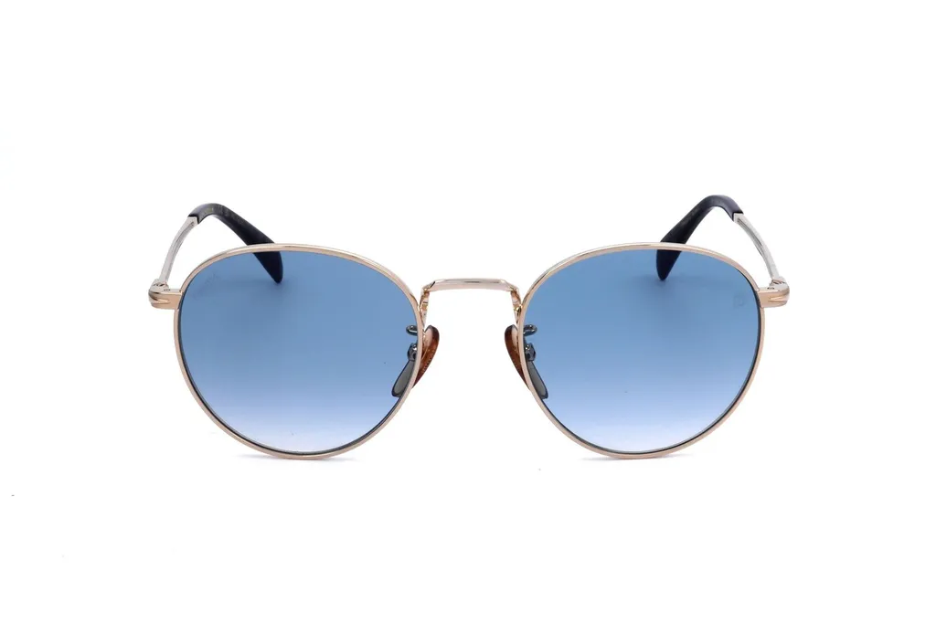 Eyewear By David Beckham Oval Frame Full Rim Sunglasses
