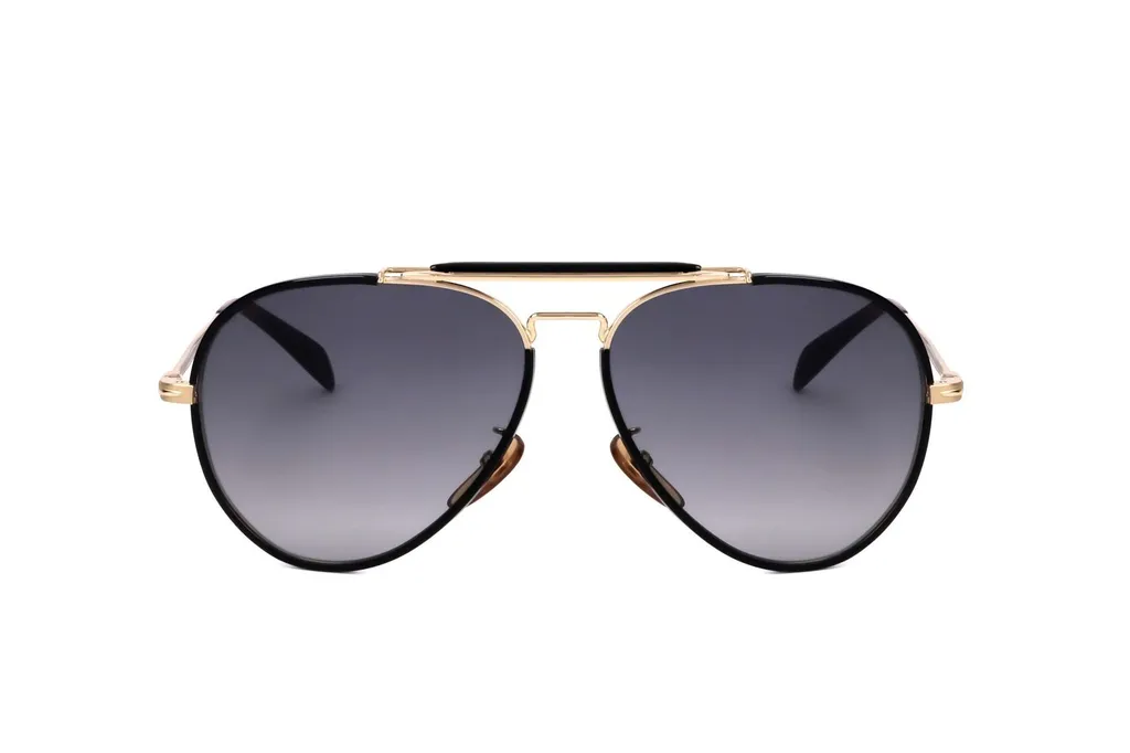 Eyewear By David Beckham Pilot Frame Full Rim Sunglasses