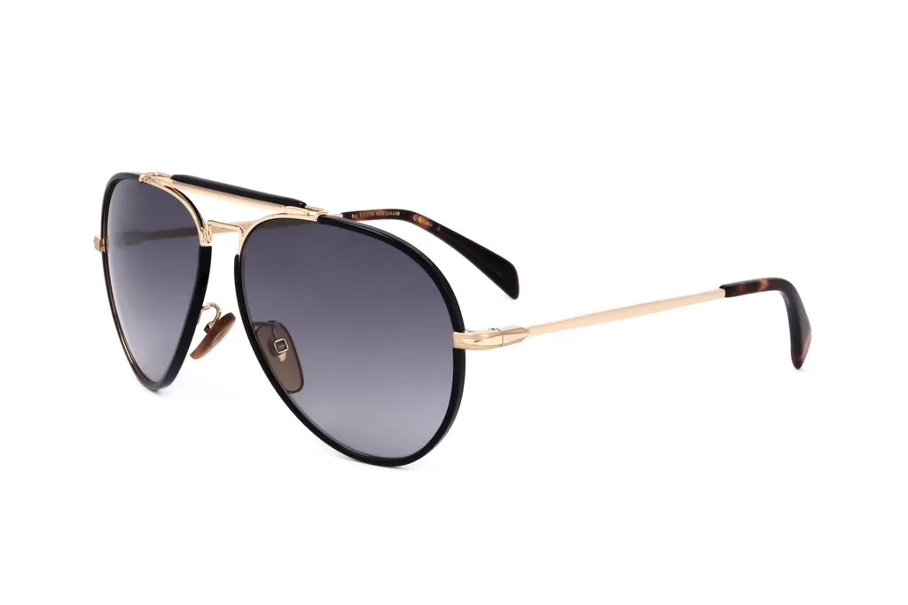 Eyewear By David Beckham Pilot Frame Full Rim Sunglasses