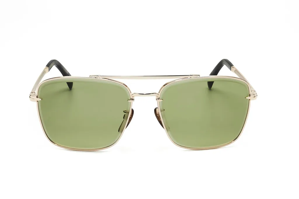 Eyewear By David Beckham Pilot Frame Full Rim Sunglasses