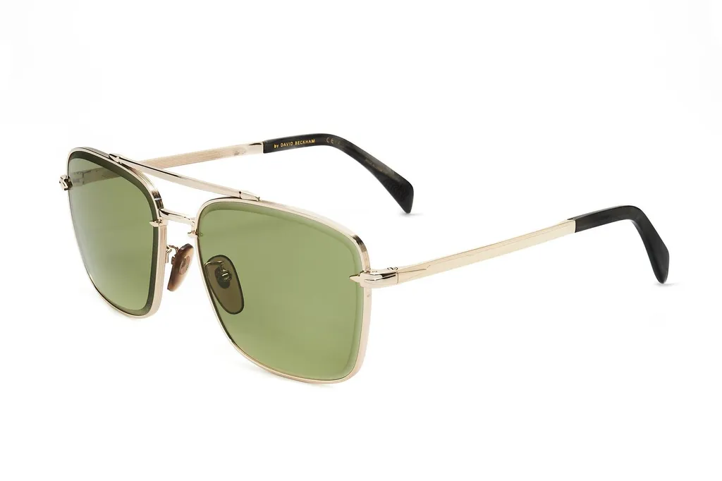 Eyewear By David Beckham Pilot Frame Full Rim Sunglasses