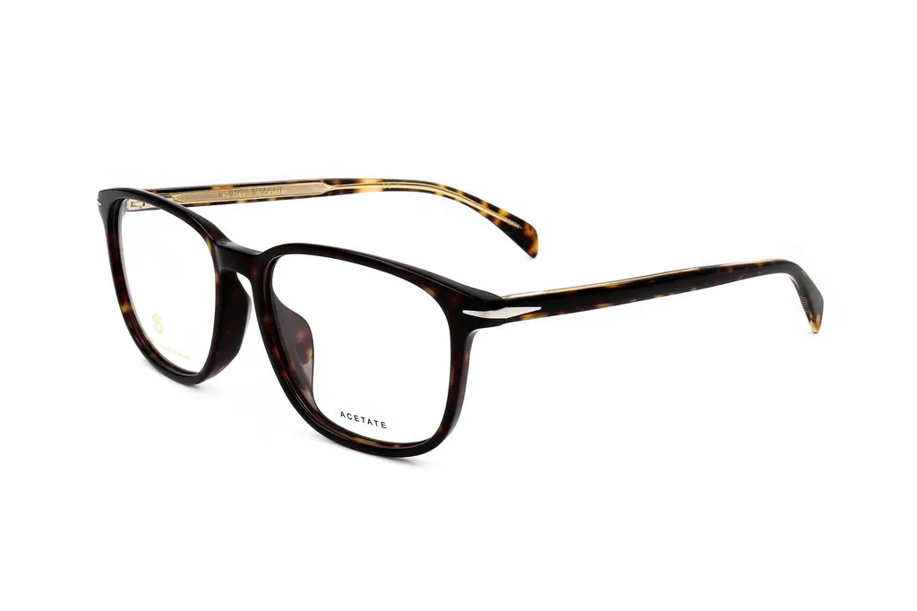 Eyewear By David Beckham Square Frame Full Rim Optical Glasses