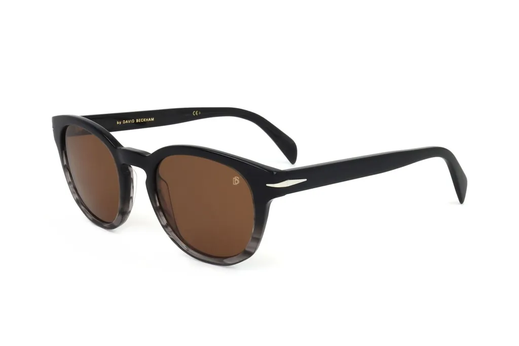 Eyewear By David Beckham Square Frame Full Rim Sunglasses