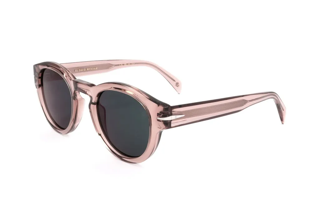 Eyewear By David Beckham Round Frame Full Rim Sunglasses
