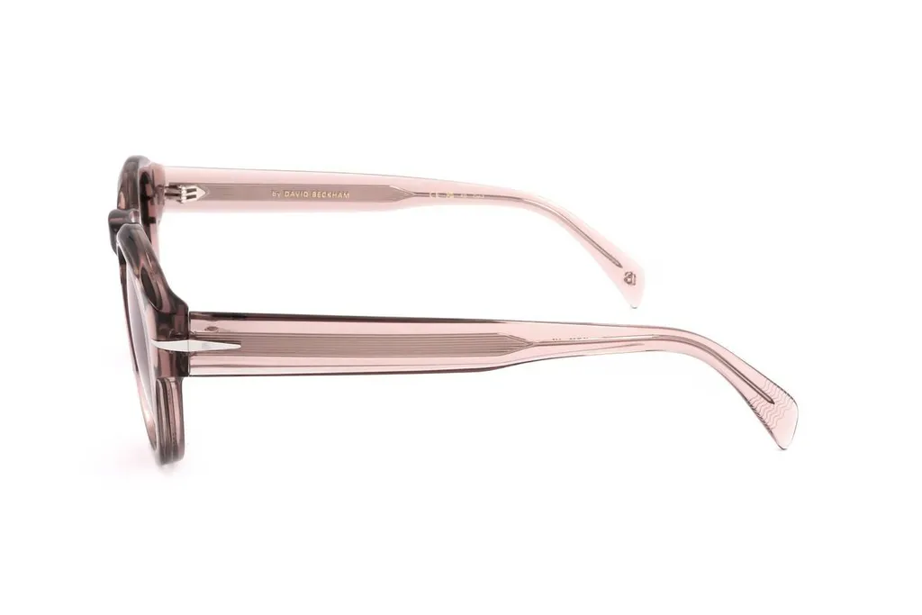 Eyewear By David Beckham Round Frame Full Rim Sunglasses