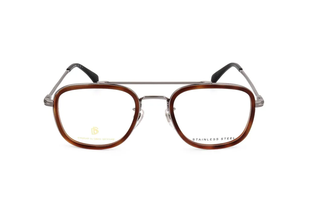 Eyewear By David Beckham Pilot Frame Full Rim Optical Glasses