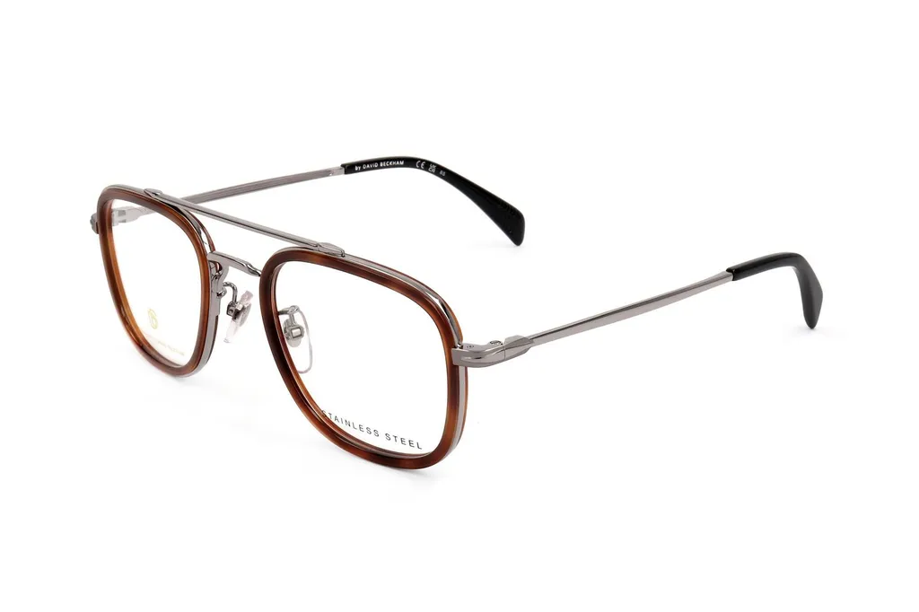 Eyewear By David Beckham Pilot Frame Full Rim Optical Glasses