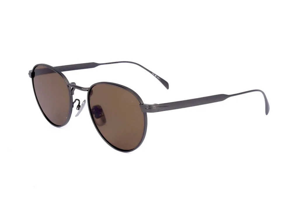 Eyewear By David Beckham Oval Frame Full Rim Sunglasses