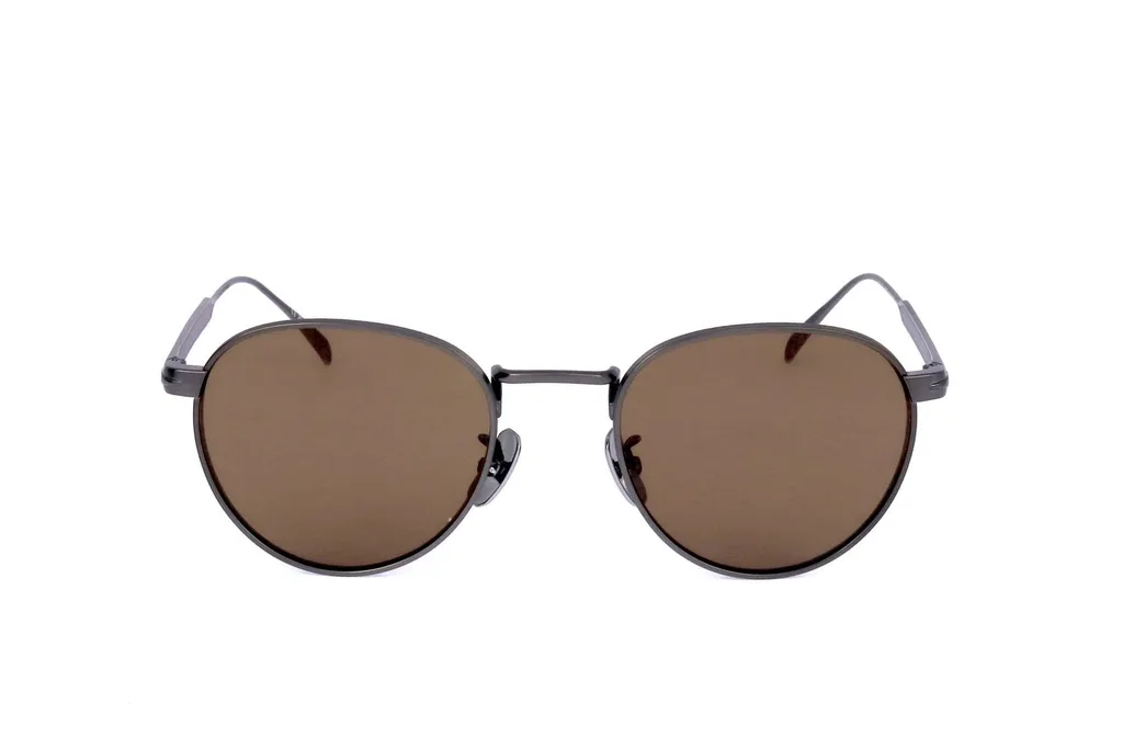 Eyewear By David Beckham Oval Frame Full Rim Sunglasses